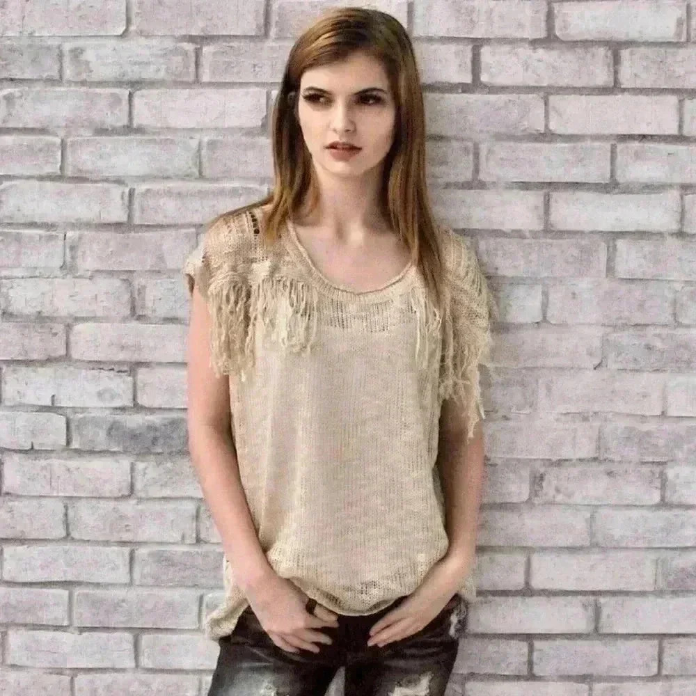 "Lizzie" Burnout Sweater